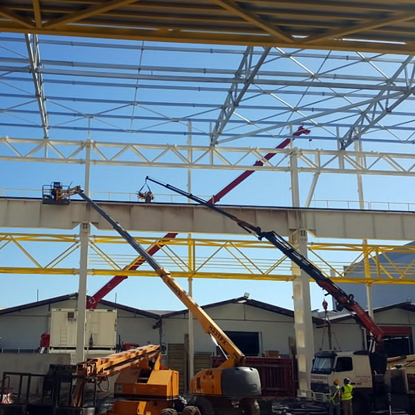 ERECTION OF INDUSTRIAL PLANT T3 ROOM, FILTER BUILDING,CRANE BRIGE BEAMS T1, T2, T3 - OINOFYTA, VOIOTIA