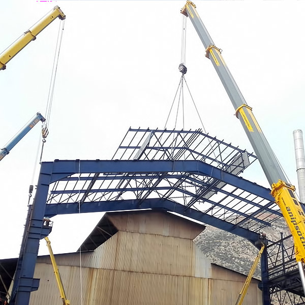 ERECTION OF A NEW METAL FOUNDRY BUILDING