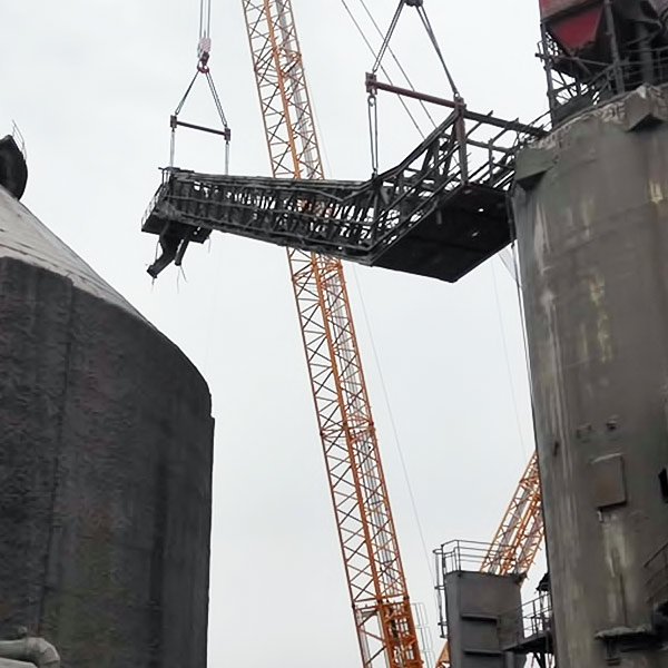 Dismantling of Mechanical Equipment and Roofing Silos 510 AGET - Milaki, Greece